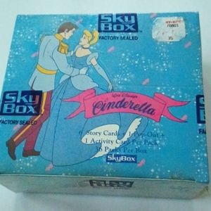 DISNEY  Cinderella cards factory sealed Box "Low Price"